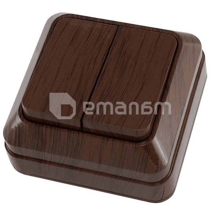 ჩამრთველი TDM SQ1801-0028 2 კლავიშიანი წიფელი