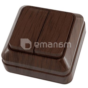 ჩამრთველი TDM SQ1801-0028 2 კლავიშიანი წიფელი