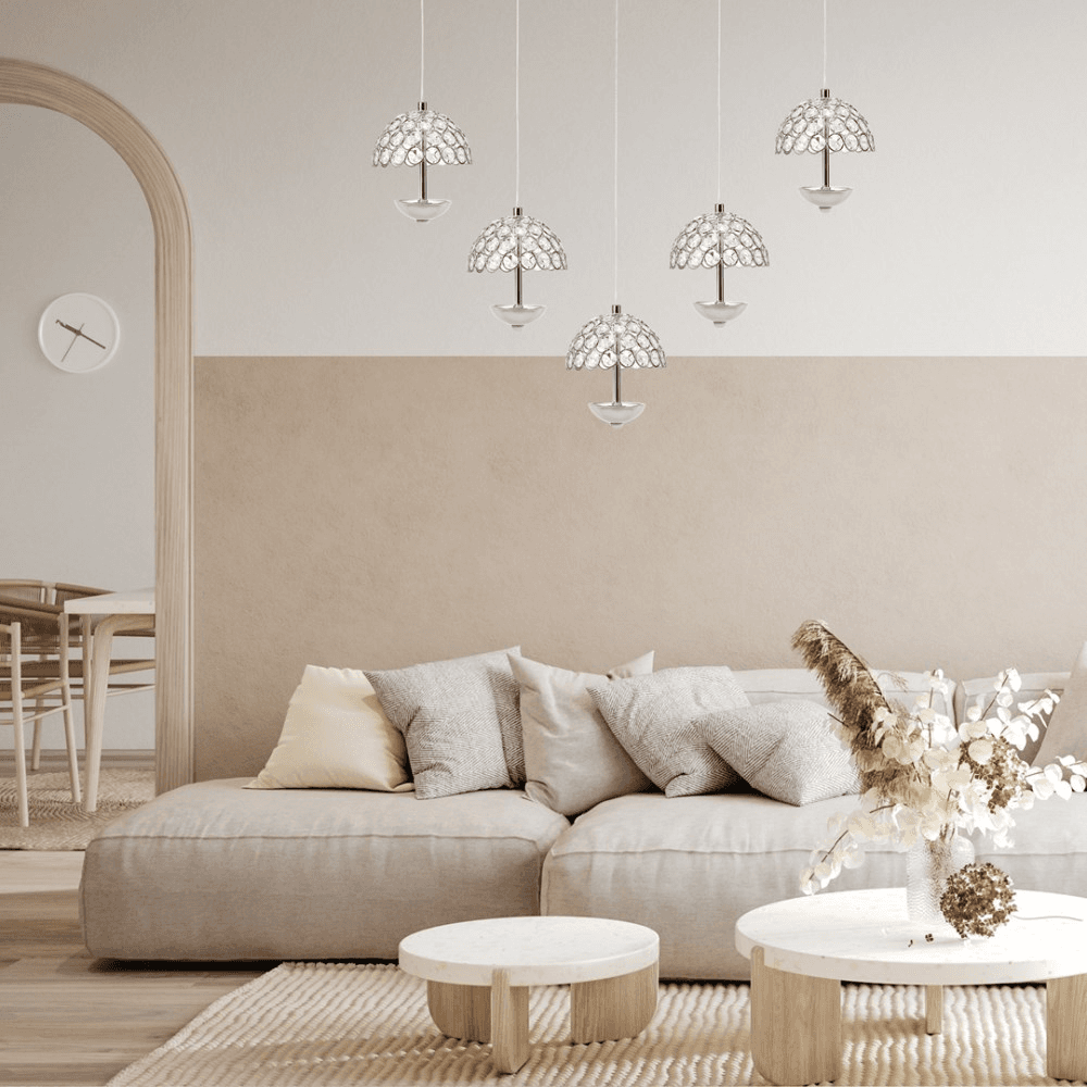საკიდი Milagro VENUS LED 5 5W 4000K 1750Lm ქრომი