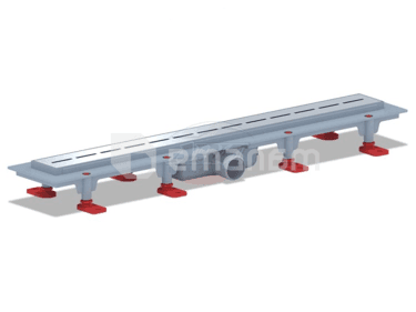 საშხაპე ტრაპი პლასტმასის ANI Plast TLQ1565G 650x62 40 მმ