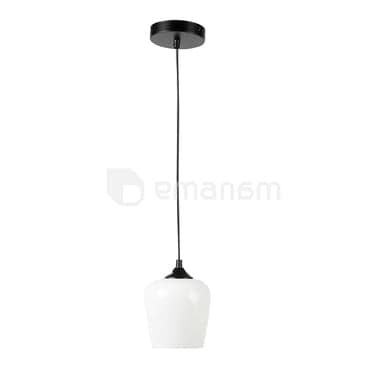 ჭაღი New Light 1 E27 შავი თეთრი MMT0280J-25 1653/01/3686