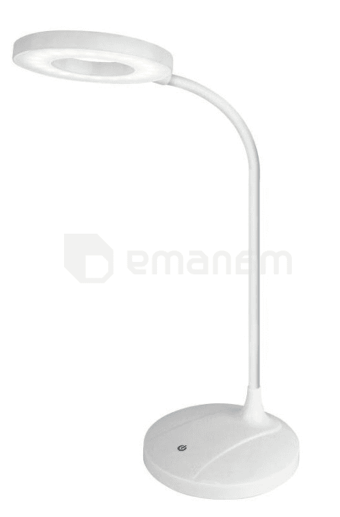 მაგიდის ლედ სანათი  Ultraflash Desk Lamps UF 745 C01 თეთრი 7W 350Lm დიმერით და აკუმულატორით