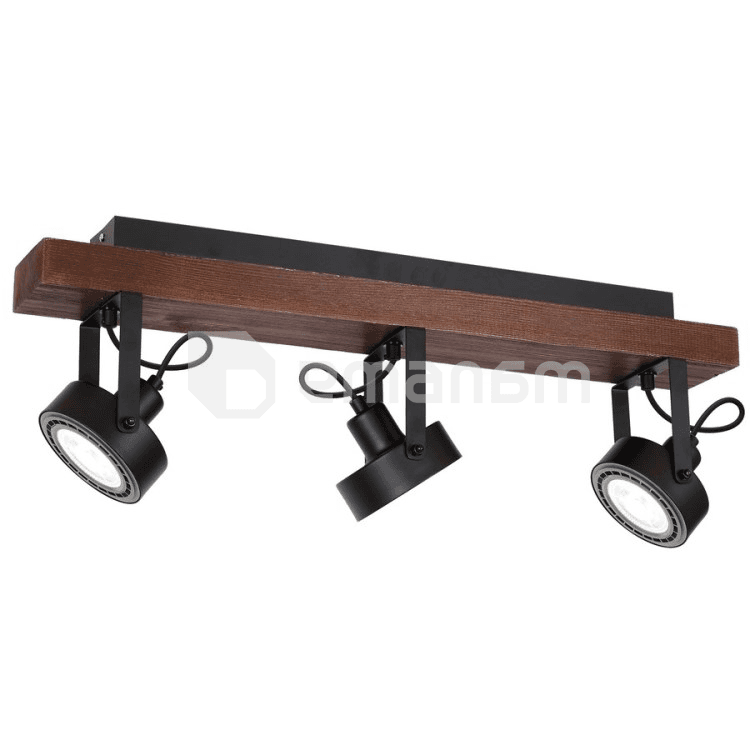 სპოტი Luminex 3 Viva ლითონი შავი ხე 1229