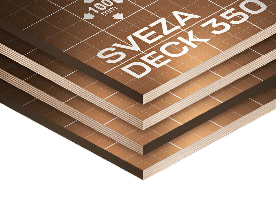 SVEZA ლამინირებული დექი მარკირების ბადით 350, 15X1220X2440