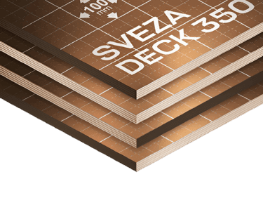 SVEZA ლამინირებული დექი მარკირების ბადით 350, 15X1220X2440