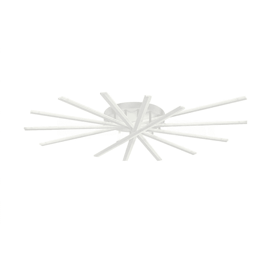 ჭაღი Bella Mita LED C9056-7 216W 3000–6500K პულტით თეთრი ლითონი