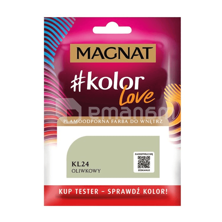 საღებავი-ტესტი ინტერიერის Magnat Kolor Love 25 მლ KL24 ზეთისხილისფერი