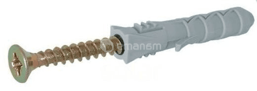 დიუბელი სჭვალით Koelner 4.0x45 მმ 100 ც B-SL-FIX-08+  ყუთი