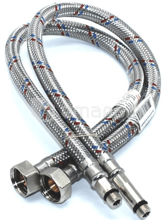 შლანგი მოქნილი, ლითონი.KOPANO  3/4 RX 1/2 N 50 სმ.