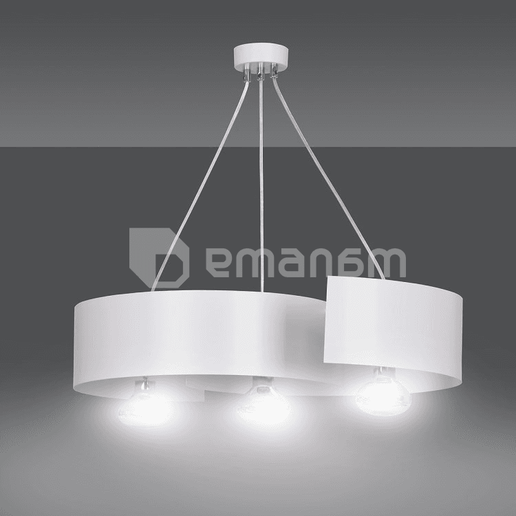 ჭაღი EMIBIG VIXON 3 E27 3x MAX 40W თეთრი