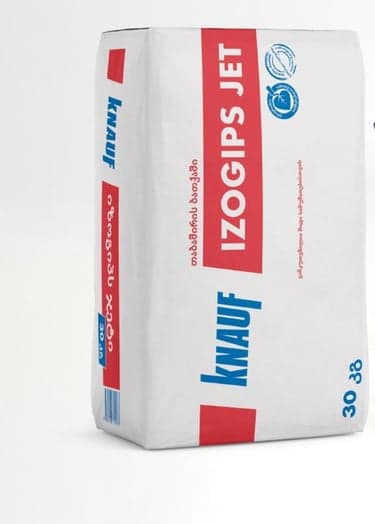 თაბაშირის ბათქაში იზოჯეტი Izogips JET (30kg)