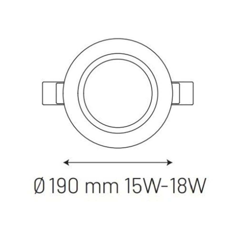 ლედ პანელი 18W 4000K - MONO