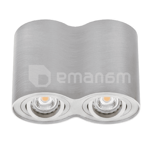 დაუნლაითი მბრუნავი Kanlux BORD DLP-250-AL GU10 2x MAX 50W