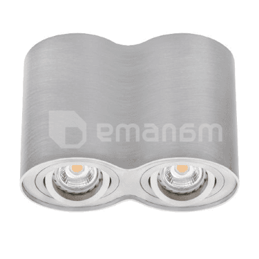 დაუნლაითი მბრუნავი Kanlux BORD DLP-250-AL GU10 2x MAX 50W