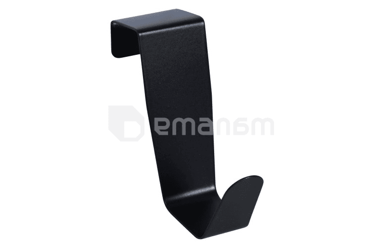 პირსახოცის საკიდი კაუჭი Bisk Trendy black
