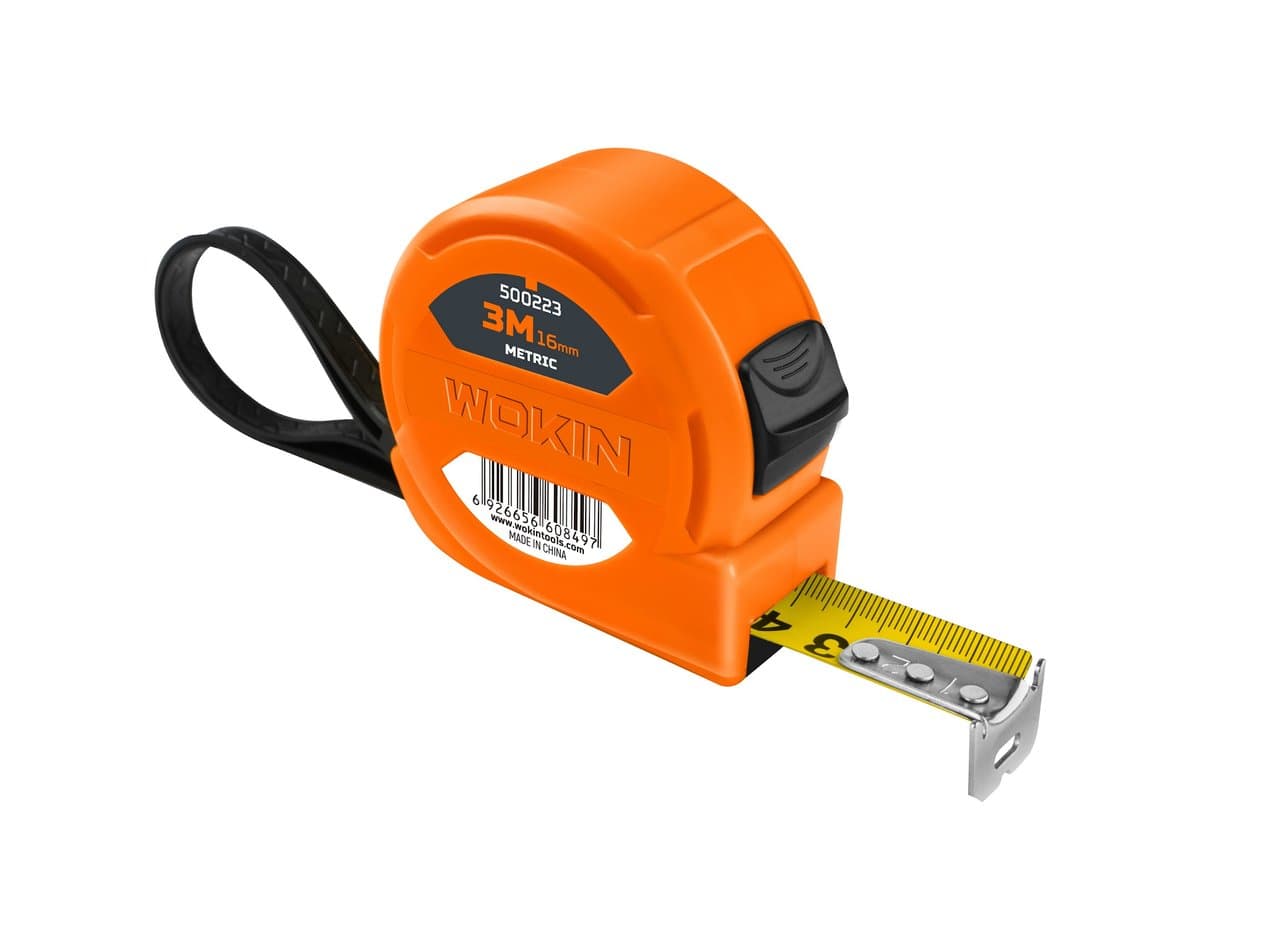 საზომი ლენტი Wokin 500225, 5m, Measuring Tape, Yellow