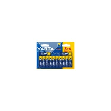 ელემენტი VARTA Longlife Power AA LR6 1.5V Alkaline  (8+4)