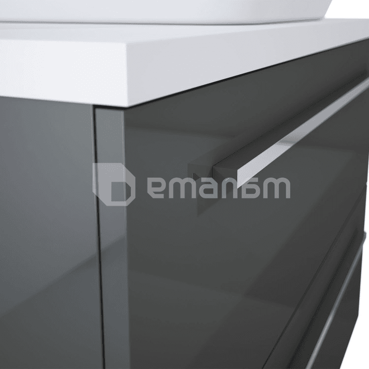 ტუმბო ჩამოსაკიდი Elita Kwadro Plus 166771 79.6x39.6 anthracite