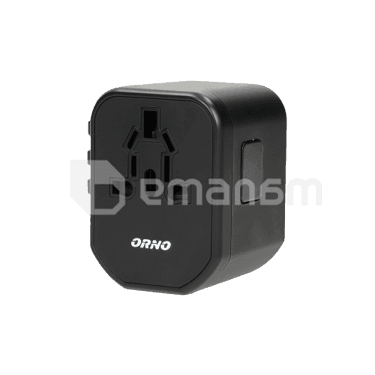 დამტენი უნივერსალური ORNO 2 USB 5В 2.4А 100-240V GOworld