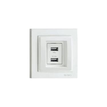 როზეტი 2x USB DESPINA white - 102-190005-178