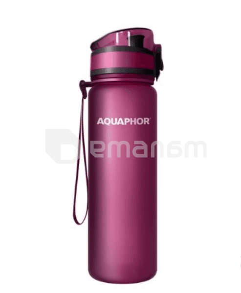 ფილტრი-ბოთლი AQUAPHOR CITY ალუბლისფერი