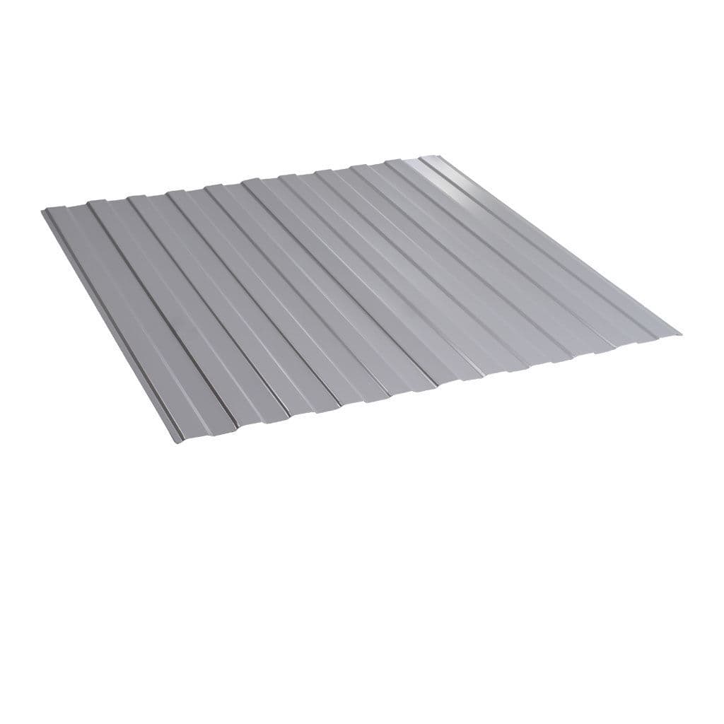 პროფილირებული ფერადი თუნუქი 0.35X1190 პრიალა RAL9006 NOVA