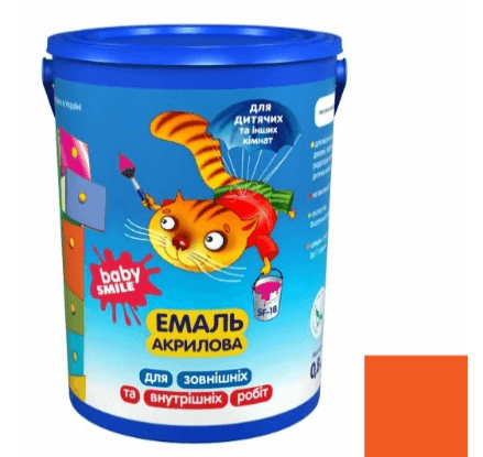 ემალი უნივერსალური Baby SMILE SF-18 0.8 კგ კრემ-ბრიულე