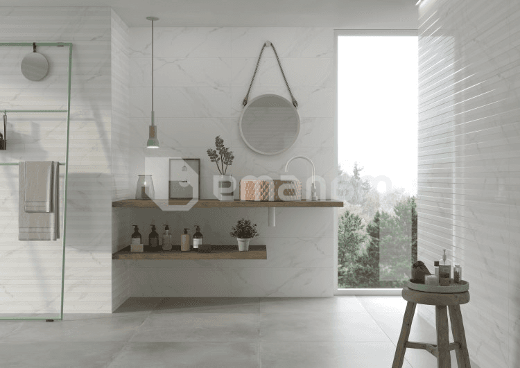 კაფელი Emotion ceramics PR NAOS RELIEVE BLANCO BRILLO PRI. 25x85