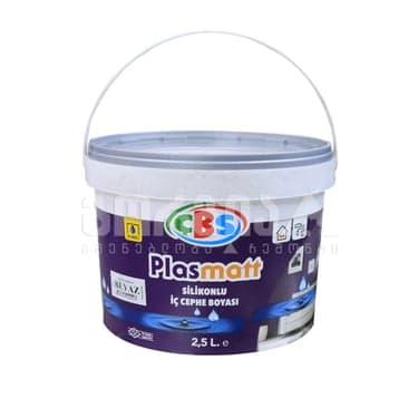 ინტერიერის საღებავი ÇBS PLASMATT 2,5ლ.