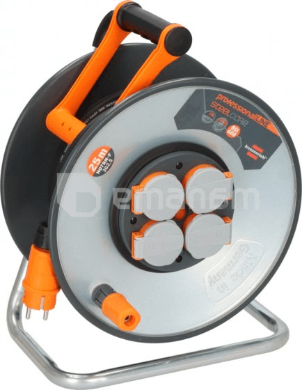 კოჭა Brennenstuhl 3х2,5მმ2 IP44 SteelCore SC2200 25м