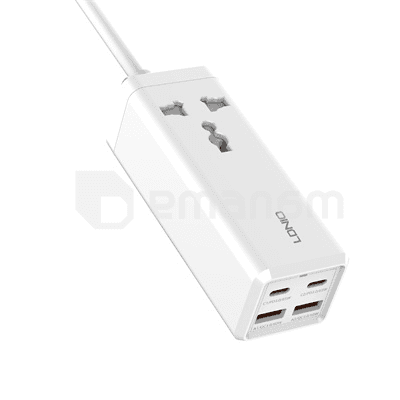 დამაგრძელებელი LDNIO SC1418 1 2მ 2 USB-A C