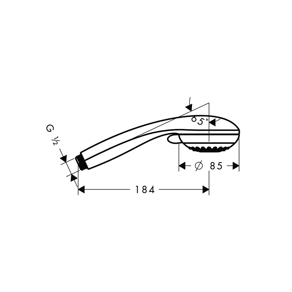 საშხაპე ყურმილი Hansgrohe 5250023