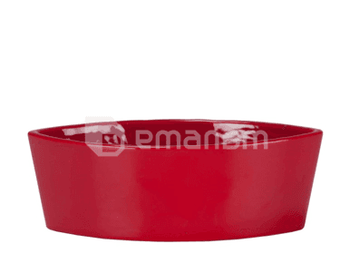 კერამიკული ქოთანი ყვავილებისთვის Scheurich 435/17 MINI BOWL RED