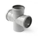 PP კანალიზაციის ჯვარედინი Ø 50*50*50/45° Pro Aqua Comfort