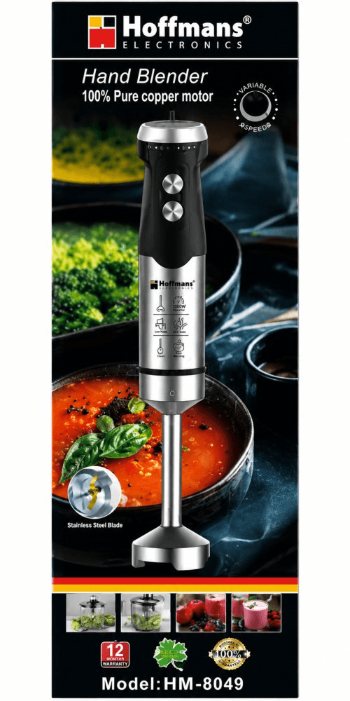 ხელის ბლენდერი უჟანგავი ფოლადი Hoffmans HM-8049 UHD-5 1000 W