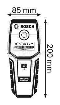 დეტექტორი Bosch GMS 100 M Professional (0601081100)