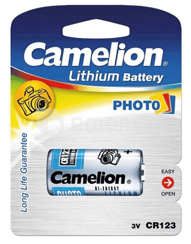 ელემენტი Camelion CR123-BP1R Lithium CR123 3V 1 ც