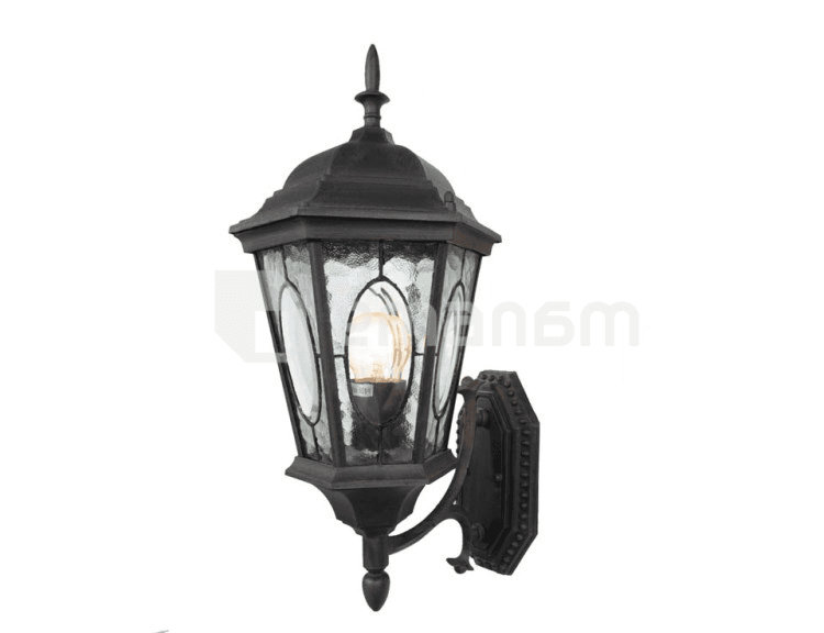 სანათი ბაღის რეტრო New Light E27 შავი XTY-7522