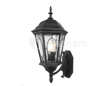 სანათი ბაღის რეტრო New Light E27 შავი XTY-7522