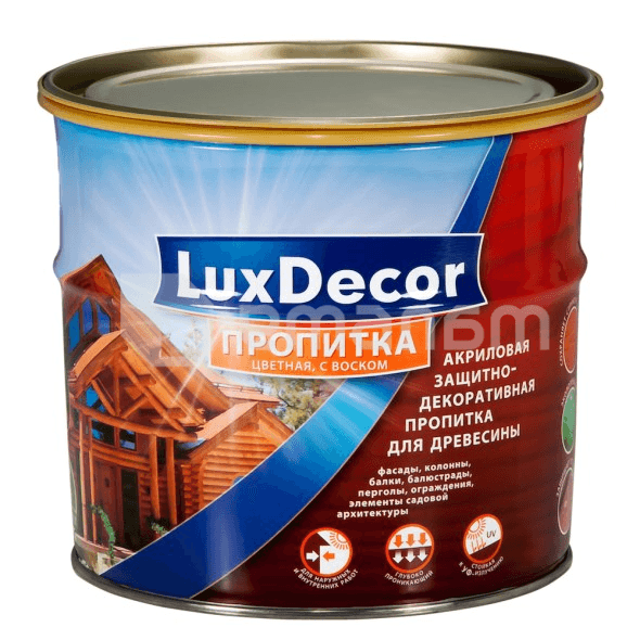 გამჟღენთი LuxDecor plius+ უფერო 5 ლ