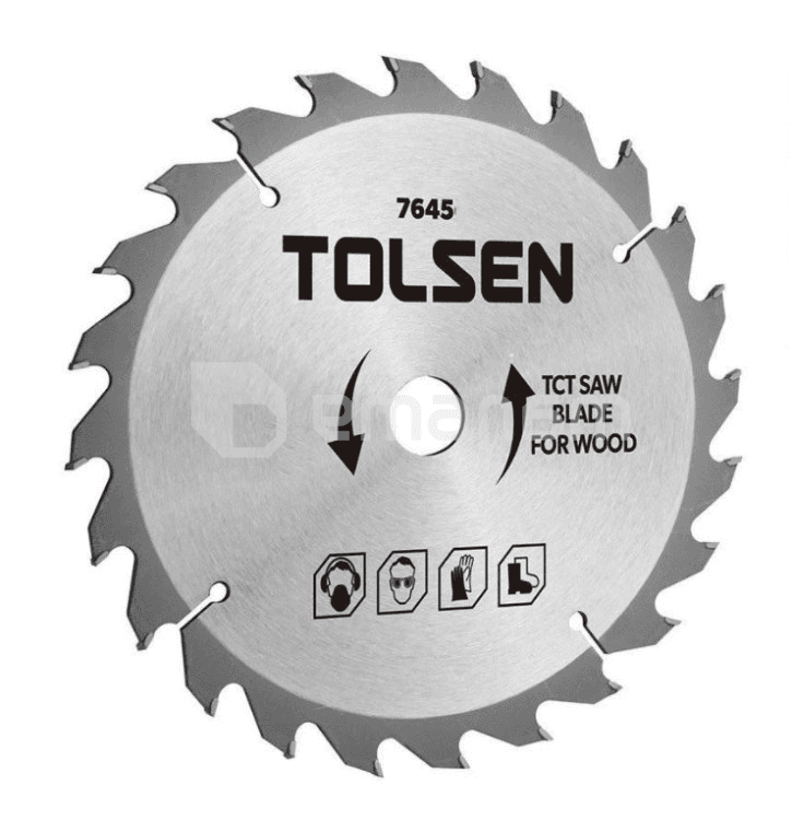 საჭრელი დისკი ხისთვის Tolsen TOL920-76441 210 მმ