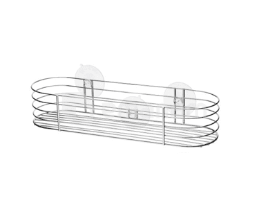 კალათა Bisk NIAGARA LARGE OVAL BASKET CHROME