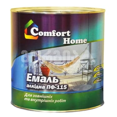 ემალის საღებავი ПФ115 მწვანე 2.6კგ  COMFORT HOME