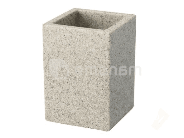 ჭიქა კბილის ჯაგრისებისთვის Bisk SAND TUMBLER SAND-COLOURED