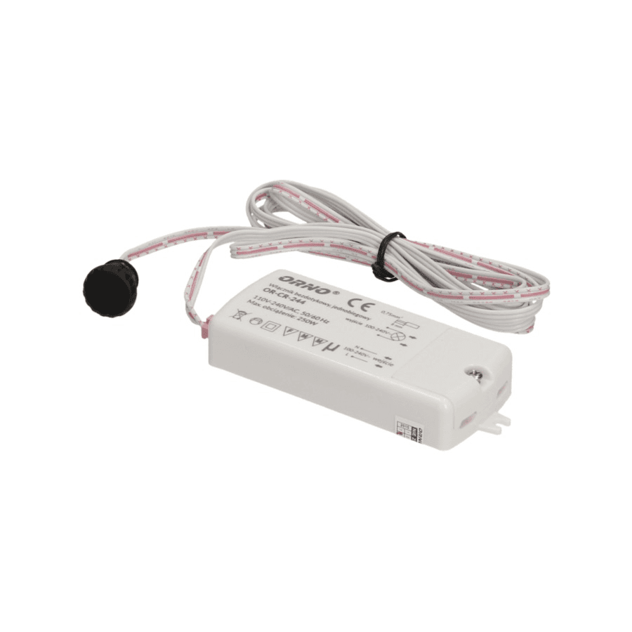 დეტექტორი ORNO 200W IP20 ამომრთველი უკონტაქტო