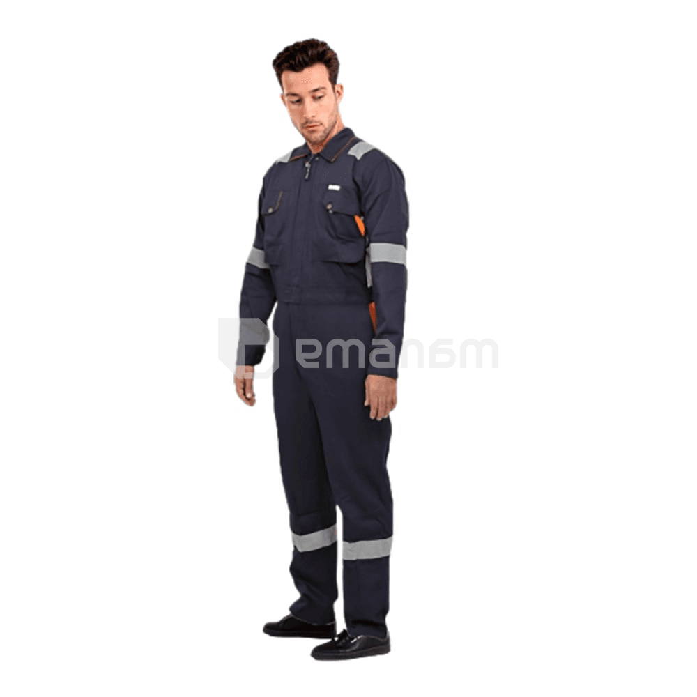 სამუშაო კომბინიზონი ლურჯი American Safety ASDOH-N L