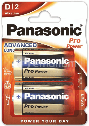 ელემენტი ალკალინი Panasonic LR20 ProPower D 2ც