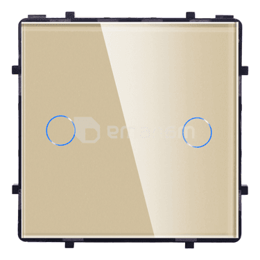 ჩამრთველი ჩარჩოს გარეშე სენსორით Socket Elegant Wireless Wi-Fi 2 ოქროსფერი
