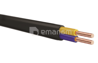 კაბელი SAKCABLE H05VVH2-U 2x1.5 50 მ.