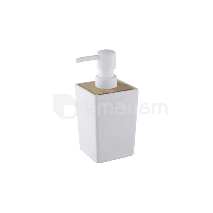 თხევადი საპნის დისპენსერი Bisk Pure ceramic 06575